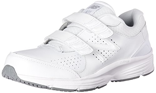 old man white velcro shoes