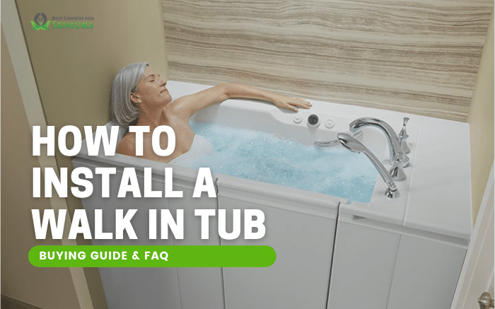how to install a walk in tub